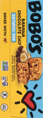 Bobo's® Banana Chocolate Chip Oat Bars Perspective: left