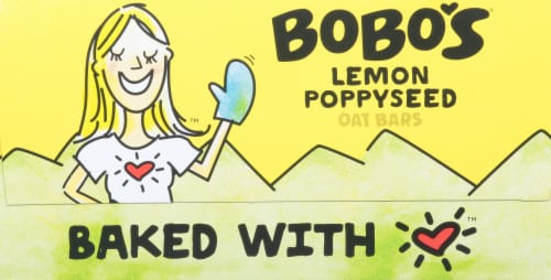 Bobo's® Lemon Poppyseed Oat Bars Perspective: left