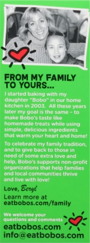 Bobo's Coconut Oat Bites Bars Perspective: left