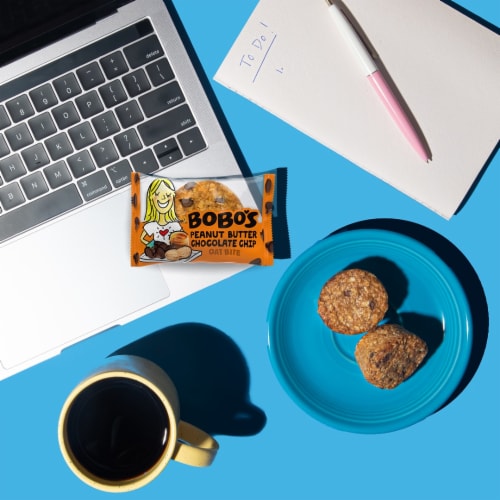 Bobo's® Peanut Butter Chocolate Chip Oat Bites Perspective: left