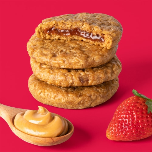 Bobo's® Strawberry Peanut Butter & Jelly Oat Snack Perspective: left