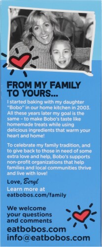 Bobo's® Blueberry Sleeve Fig Bars Perspective: left