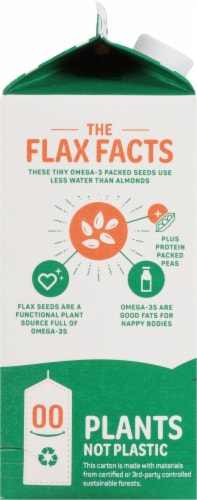 Good Karma® Unsweetened + Protein Flaxmilk Perspective: left