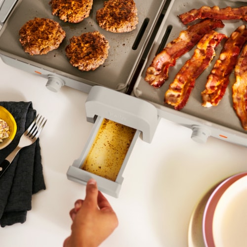 Bella® Folding Teo-Temp Griddle Ceramic Perspective: left