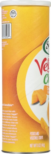 Sensible Portions™ Garden Veggie Cheddar Cheese Chips Perspective: left