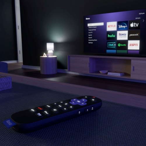 Roku Voice Remote Pro 2nd Edition Perspective: left