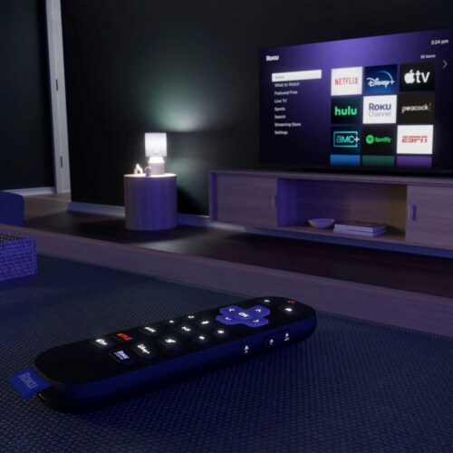 Roku Voice Remote Pro 2nd Edition Perspective: left