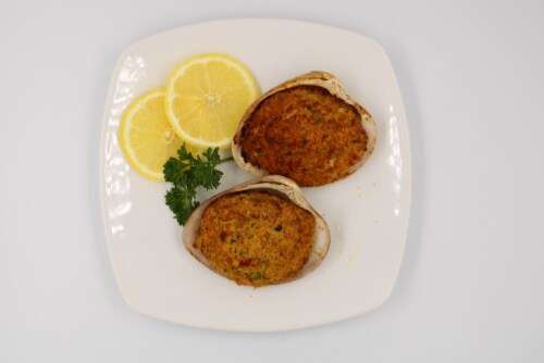 Galilean's Kitchen New England Style Stuffed Clams Perspective: left