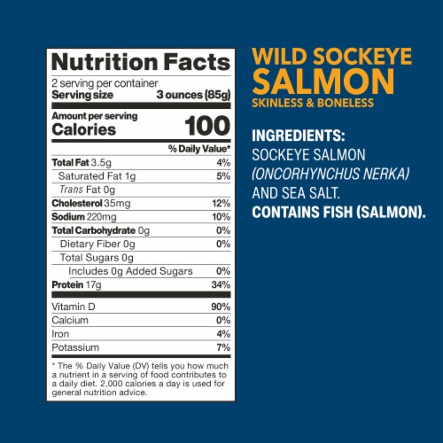 Wild Planet Wild Sockeye Salmon Perspective: left
