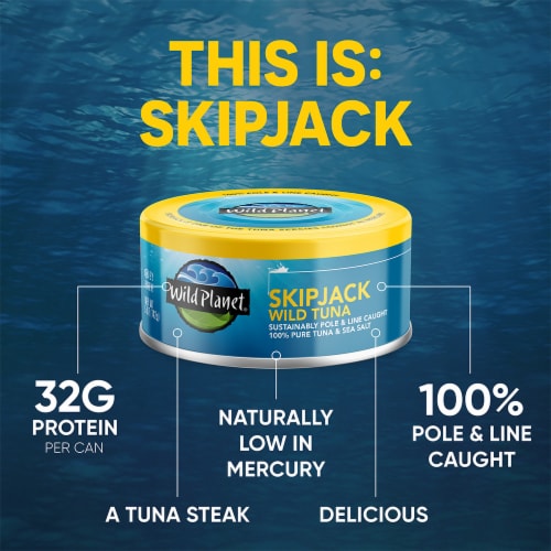 Wild Planet Skipjack Wild Tuna Perspective: left