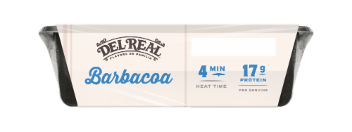Del Real Foods Barbacoa Seasoned Beef and Sauce Perspective: left