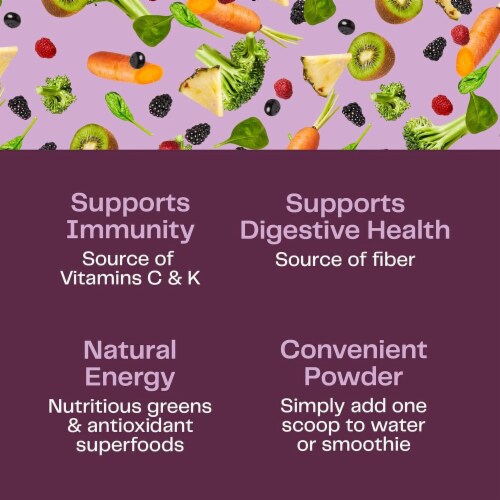 Amazing Grass® Green Super Food Whole Food Supplement Perspective: left