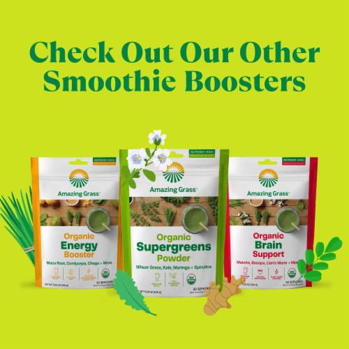 Amazing Grass Kale Organic Supergreens Powder 5g Perspective: left