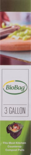 Biobag Compostable Food Waste Bags Perspective: left