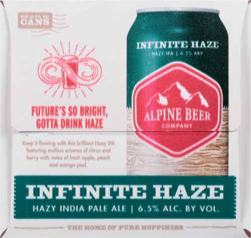 Alpine Beer Company OG Lemon Haze Hazy IPA Perspective: left