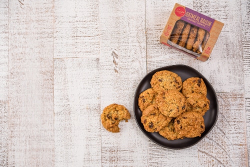 Christie Cookie Co. Oatmeal Raisin Cookies, Great for Gifting, 8 Pack Perspective: left