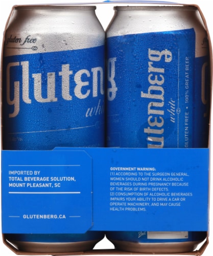 Glutenberg Gluten Free White Millet and Buckwheat Beer Perspective: left