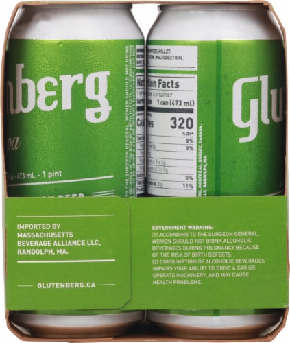 Glutenberg Indian Pale Ale Perspective: left