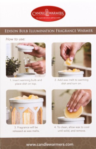 Candle Warmers® Mission Vintage Bulb Illumination Warmer Perspective: left