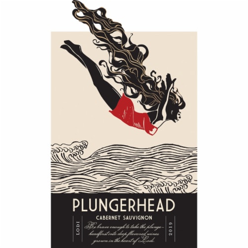 Plungerhead Cabernet Sauvignon California Red Wine Perspective: left