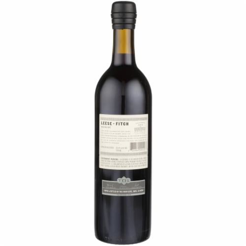 Leese Fitch Merlot California Red Wine Perspective: left
