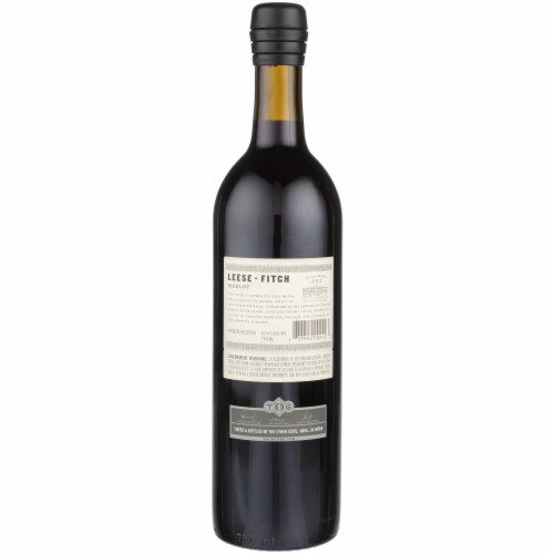 Leese Fitch Merlot California Red Wine Perspective: left