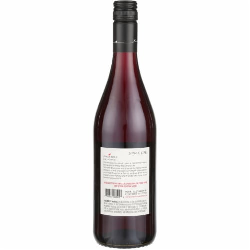 Simple Life Pinot Noir Perspective: left