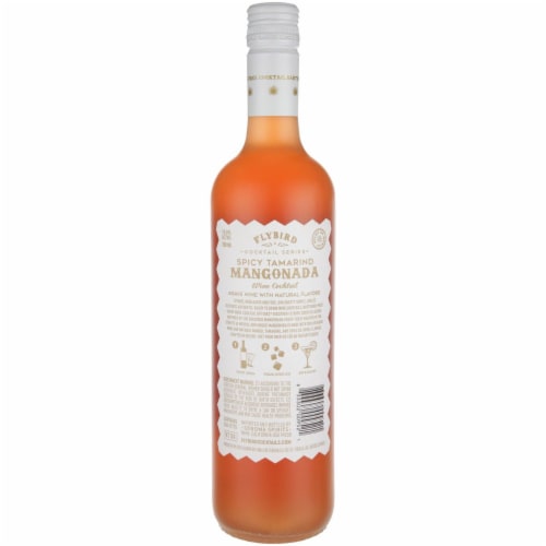 Flybird Tamarind Mangonada Wine Ready to Drink Cocktail Single Bottle Perspective: left