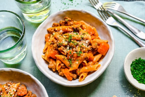 Quorn™ Meatless Grounds Frozen Meal Perspective: left