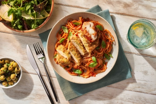 Quorn™ Meatless Pesto & Mozzarella Cutlets Perspective: left