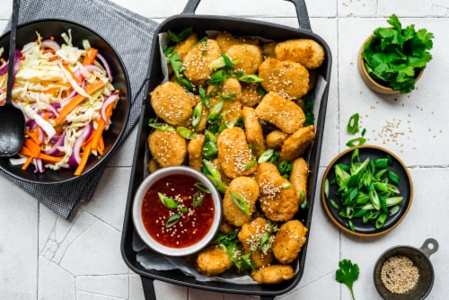 Quorn™ Meatless Nuggets Perspective: left