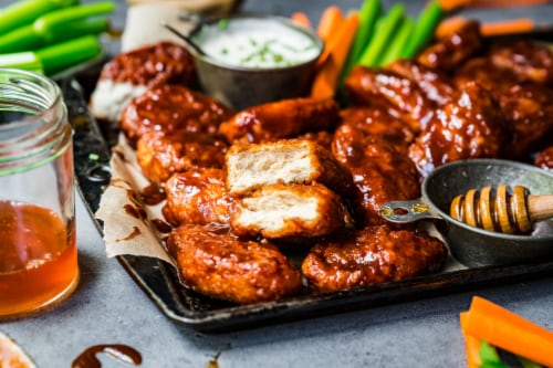 Quorn™ Kickin' Meatless ChiQin Wings Perspective: left