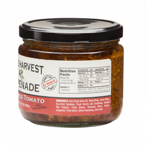 Olive Harvest Sun Dried Tomato Tapenade Perspective: left