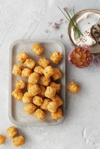 Alexia® Crispy Seasoned Potato Puffs Perspective: left