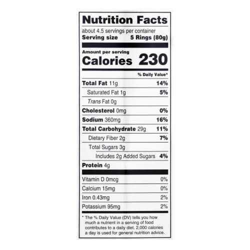 Alexia® Crispy Onion Rings with Panko Breading & Sea Salt 13.5 oz Perspective: left
