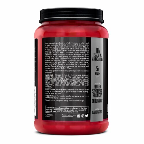 BSN® AminoX® EAAs Jungle Juice Dietary Supplement Perspective: left