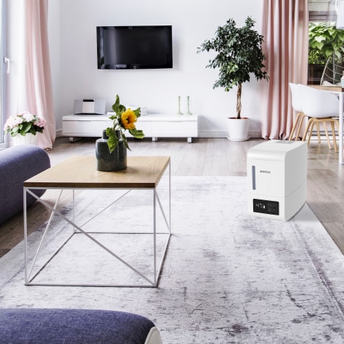 BONECO S250 Large Room Steam Humidifier with Hand Warm Mist and Digital Display Perspective: left