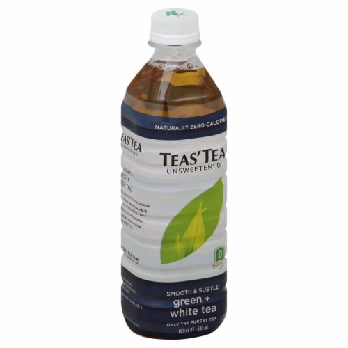 Teas' Tea Green and White Tea Unsweetened Perspective: left