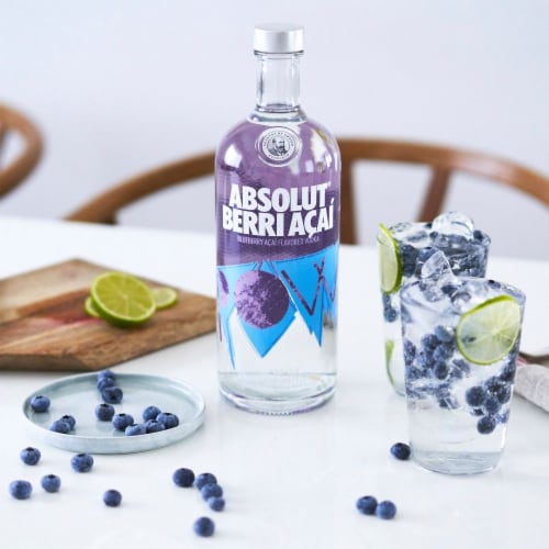 Absolut® Berry Acai Vodka Perspective: left