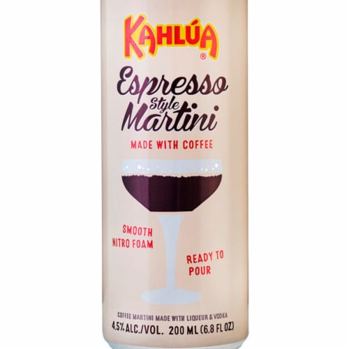 Kahlua Espresso Style Martini Can Perspective: left