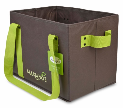 Mariano s Collapsible Box Bag Brown 1 ct Mariano s