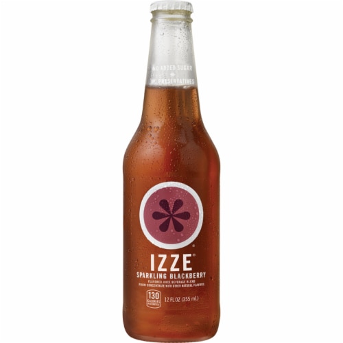 IZZE® Sparkling Blackberry Flavored Juice Drink Perspective: left