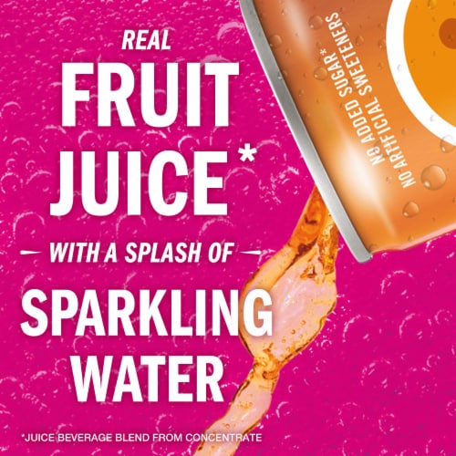 IZZE No Sugar Added Clementine Sparkling Juice Beverage Blend Perspective: left