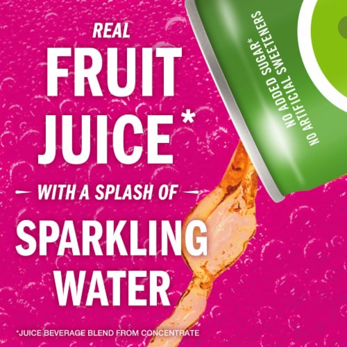 IZZE No Sugar Added Apple Sparkling Juice Beverage Blend Perspective: left