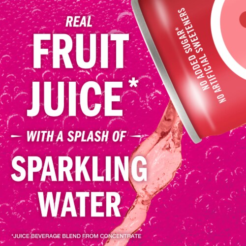 IZZE No Sugar Added Grapefruit Sparkling Juice Beverage Blend Perspective: left