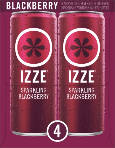 Izze® Blackberry Sparkling Juice Beverage Perspective: left