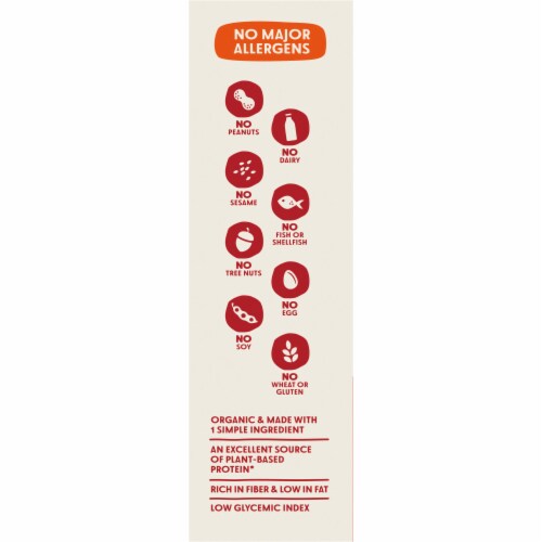 Tolerant® Organic Red Lentil Rotini Perspective: left