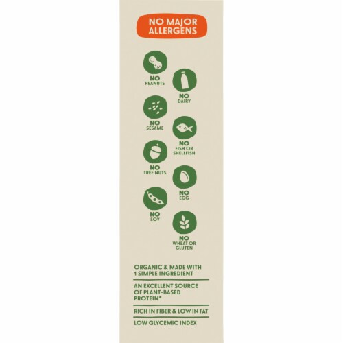 Tolerant Organic Green Lentil Penne Perspective: left