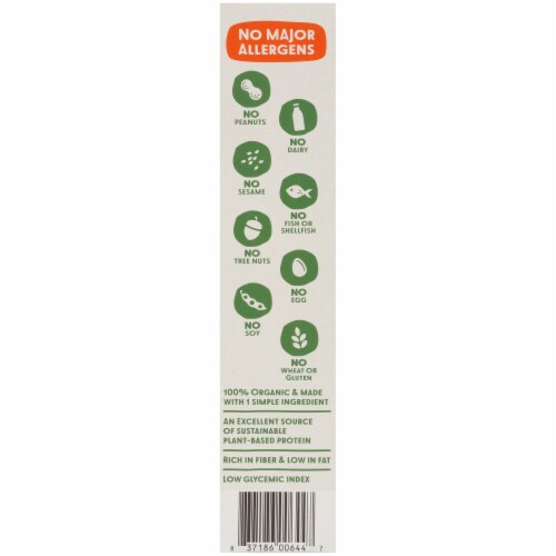 Tolerant Food Organic Green Lentil Pasta Simply Legumes™ Gluten Free Elbow Macaroni Perspective: left