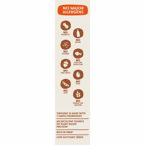 Tolerant® Organic Chickpea Penne Pasta Perspective: left